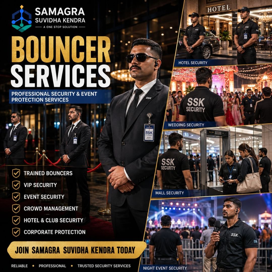 Professional Bouncer Services | प्रोफेशनल बाउंसर सर्विस