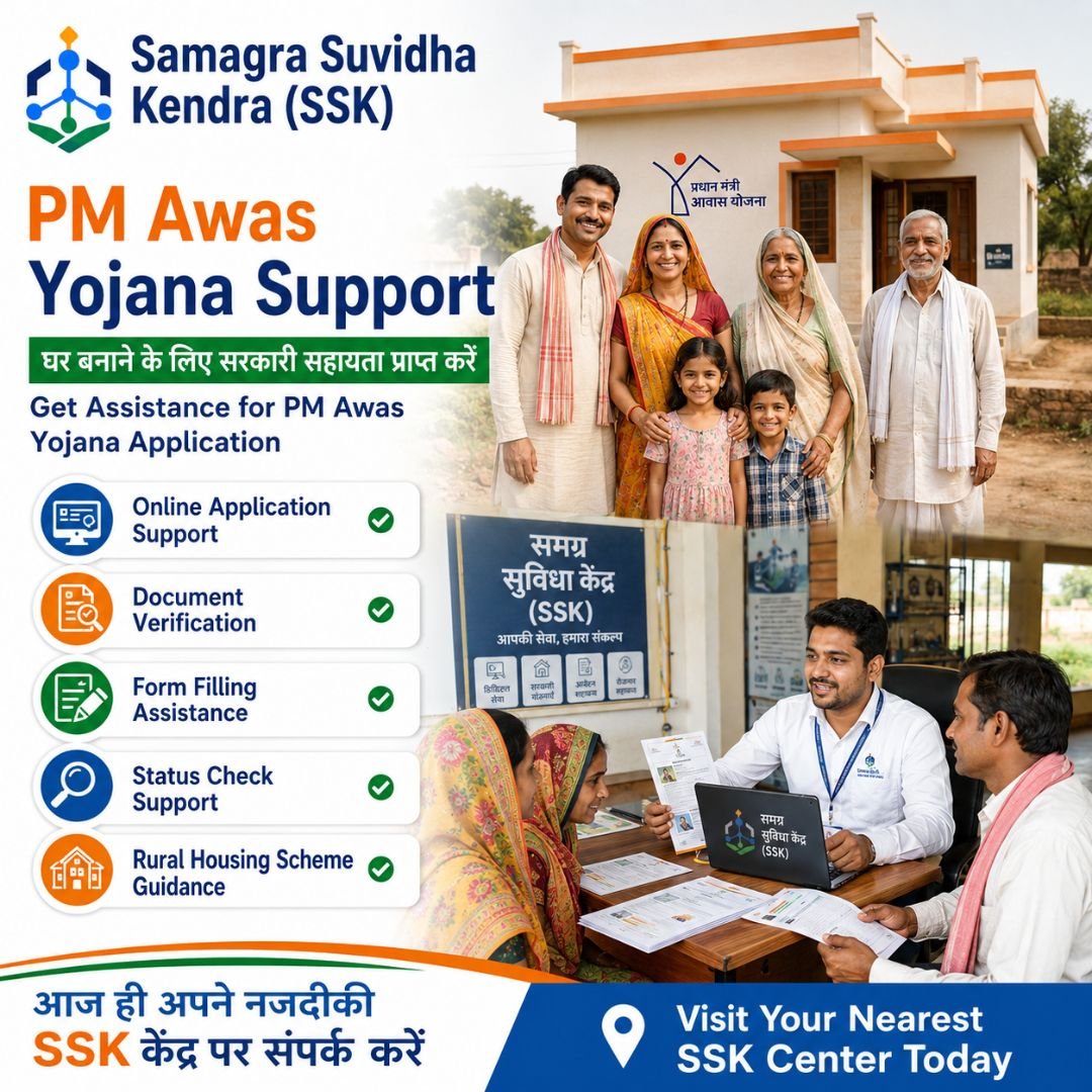 PM Awas Yojana Support – प्रधानमंत्री आवास योजना सहायता सेवा