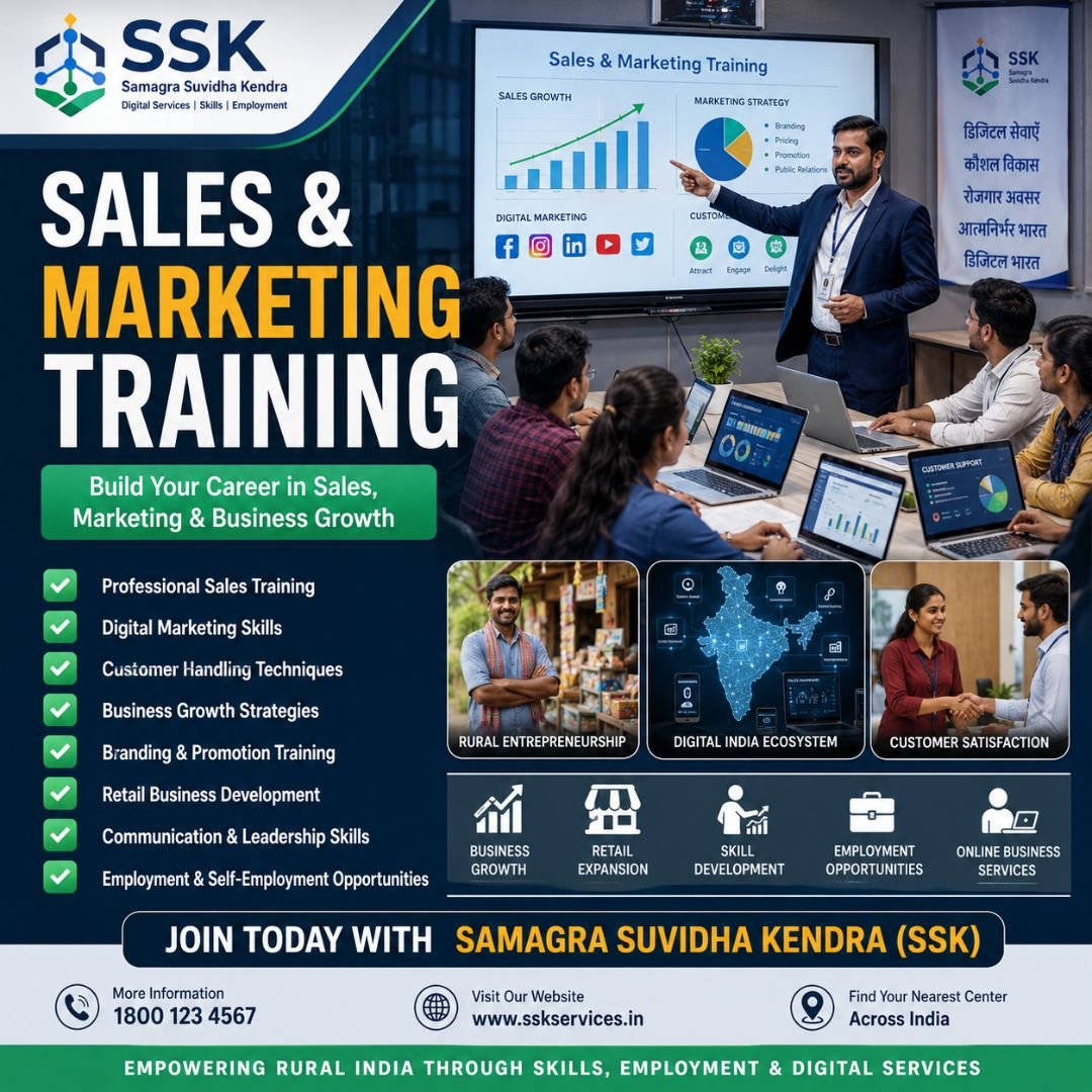 Sales & Marketing Training | सेल्स & मार्केटिंग ट्रेनिंग